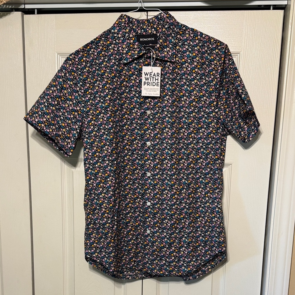 Bonobos Men's Colorful Floral Button Down Shirt